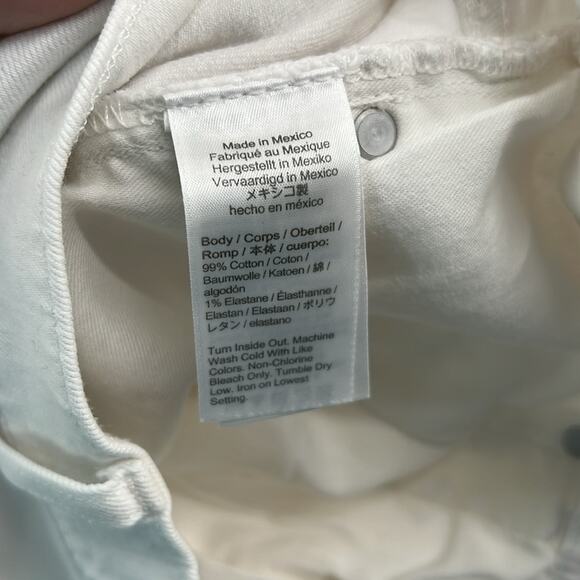 J. Crew Women's Wide Leg Trouser Jeans - White - 32 - New with tags Flawed - Picture 7 of 10